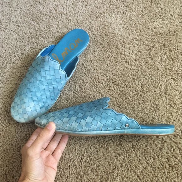SOLD Sam Edelman / Katy Mule in Moroccan Blue - Picture 6 of 7